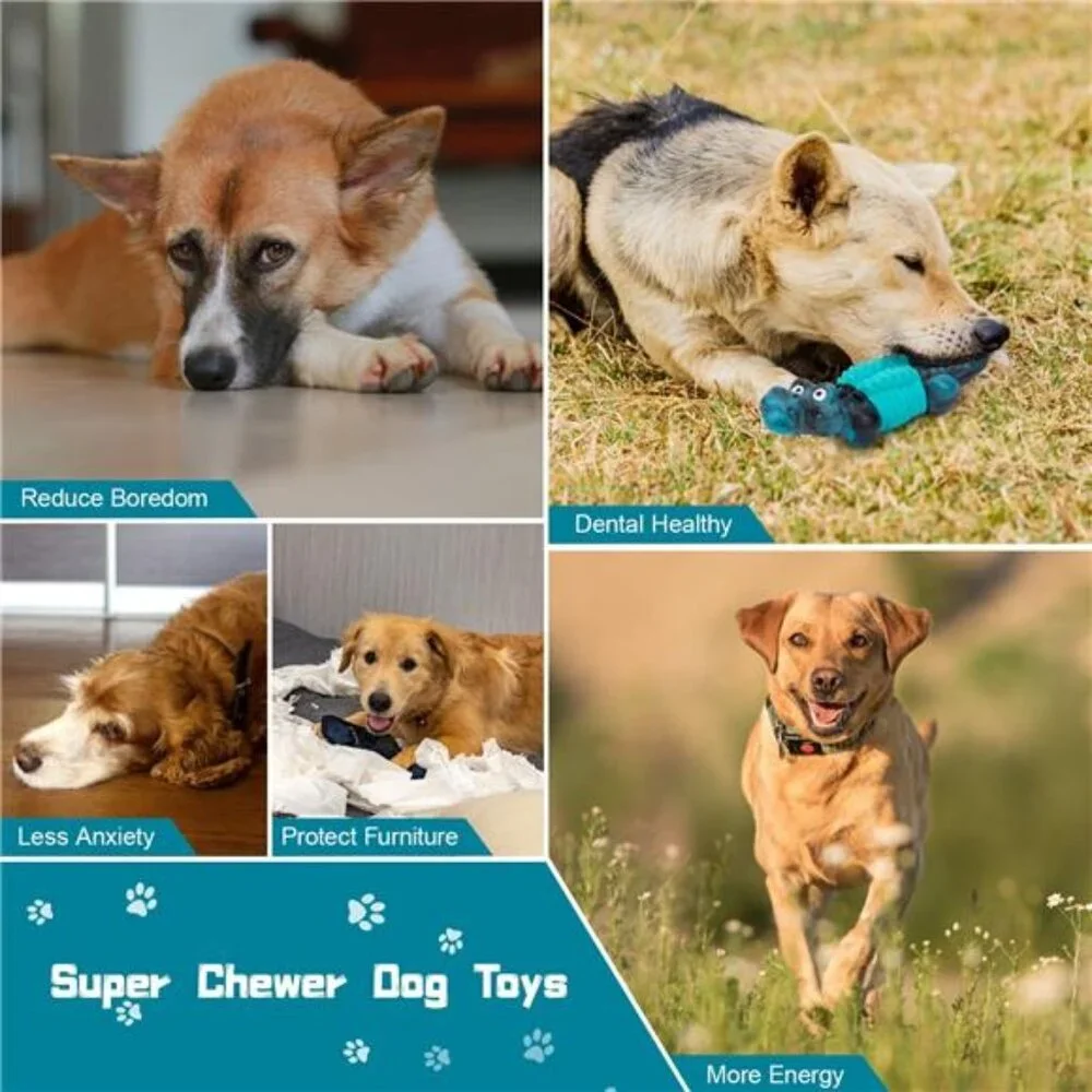 Dog Toys for Aggressive Chewers,Indestructible Dog Toys,Durable/Tough